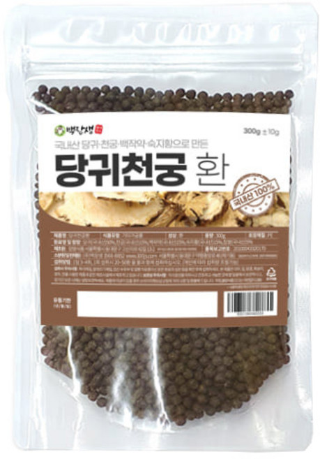 백장생 토종 당귀천궁환, 1개, 300g