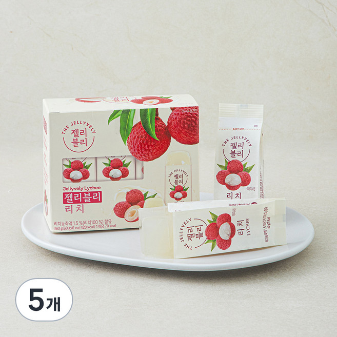 쉐프엠 젤리블리 리치, 60g, 5개, 6개입