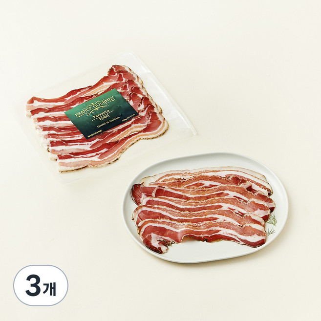프랑스구르메 판체타 베이컨, 150g, 3개