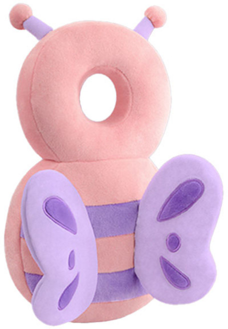 조이멀티 파스텔 동물나라 머리쿵 유아용 보호대 33 x 19 x 6 cm, 나비, 1개