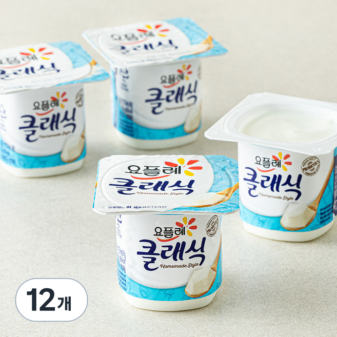 요플레 클래식, 85g, 12개