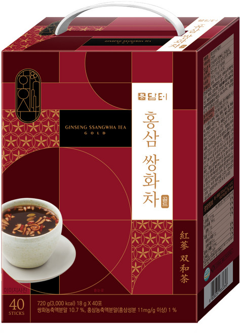 담터 홍삼 쌍화차, 18g, 40개입, 1개