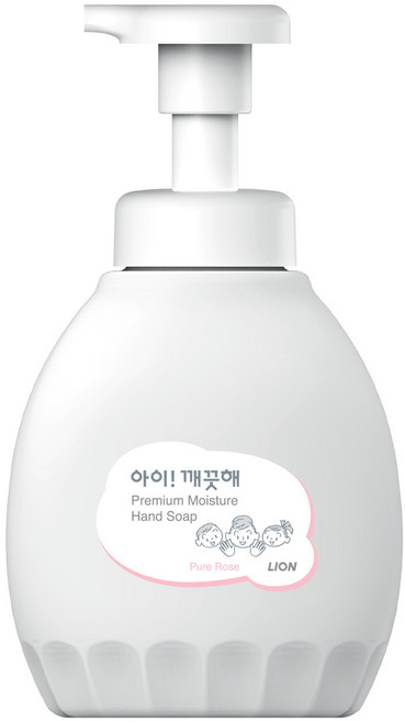 아이깨끗해 프리미엄 모이스처 폼 핸드솝 퓨어 로즈, 450ml, 1개