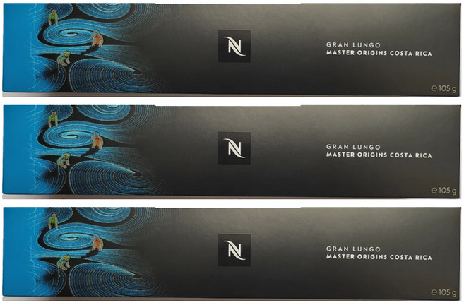 네스프레소 버츄오 마스터 오리진 코스타리카 캡슐커피, 10.5g, 10개입, 3개