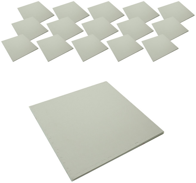 베베앙 팡키즈 퍼즐매트, 그레이, 16개