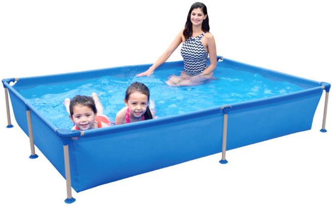 투칸 패밀리 프레임 유아풀장, 혼합색상, 1개