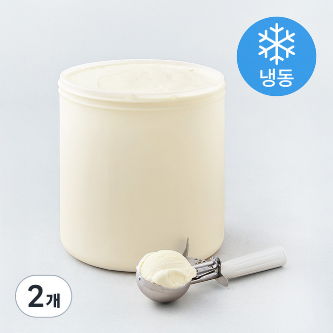 네추럴킹덤 바닐라향 빙과 (냉동), 9L, 1개입, 2개