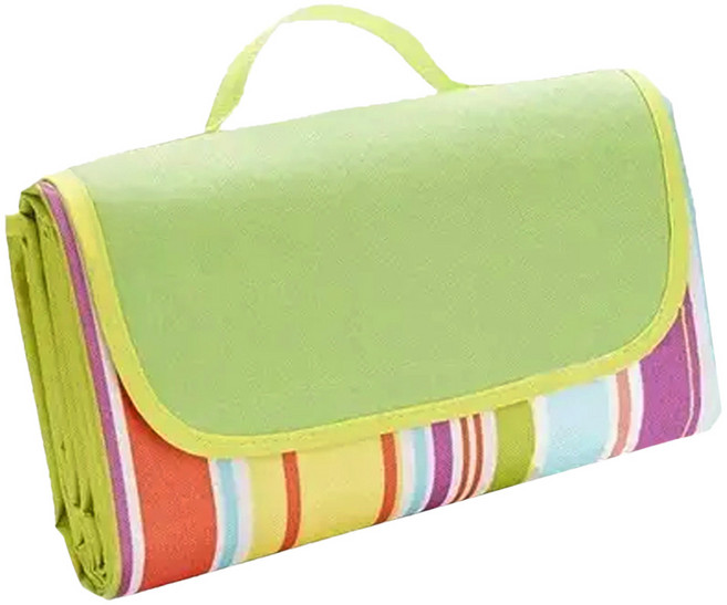 意絲丹 加大防水防潮野餐墊, 彩虹條