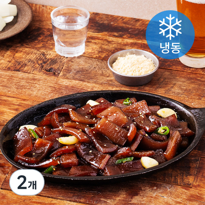 에브리쿡 간장양념 돼지 껍데기 (냉동), 300g, 2개