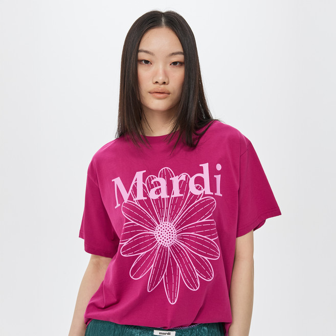 Mardi Mercredi 女款花卉瑪莉黛棉質T恤