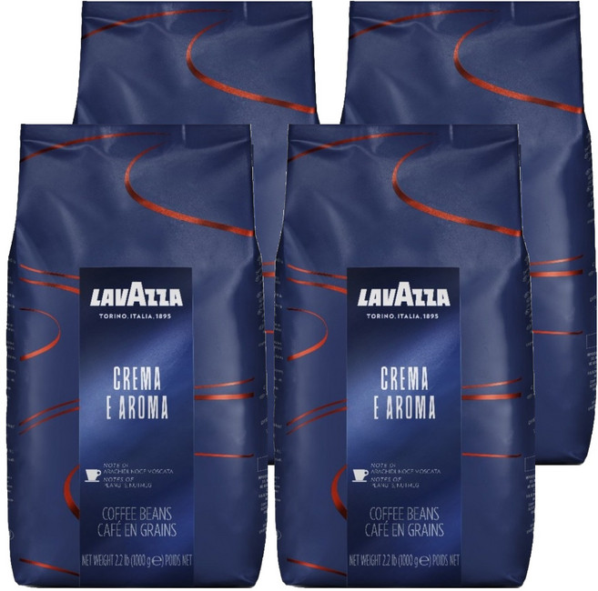 LAVAZZA 濃郁風味義式咖啡豆 Cerma e Aroma, 1kg, 4包
