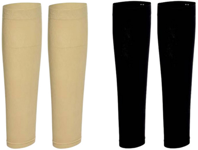 닥터코어런 옥시젠인터렉티브 스웰핏 스타킹 베이지 2p + 블랙 2p 세트 DR-4718, 1세트, 종아리/무릎형