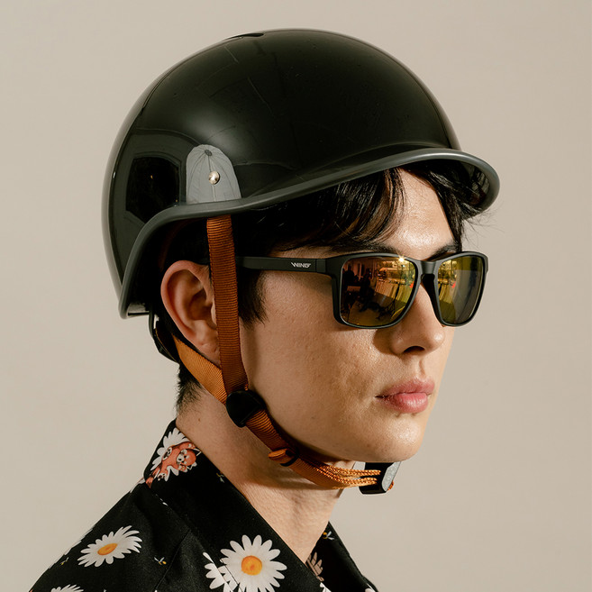 WING 크루즈 자전거 헬멧, 12 메타 블랙, 1개