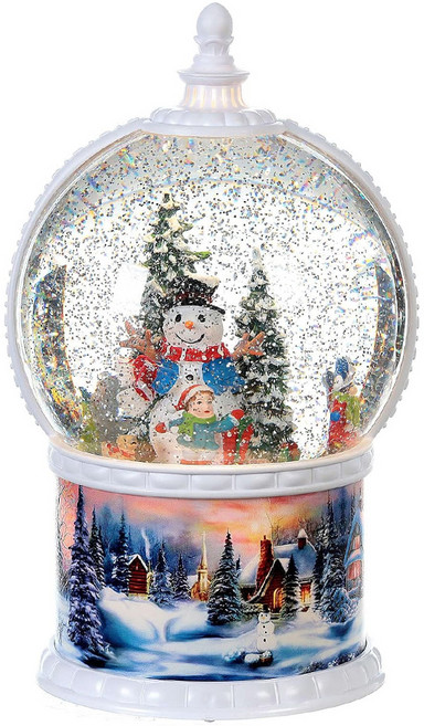 小號旋轉水球 LSB+音樂 - 雪人