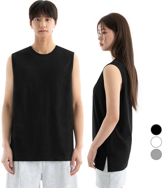 네이븐 20수 트임 레이어드 나시 NA2SLT