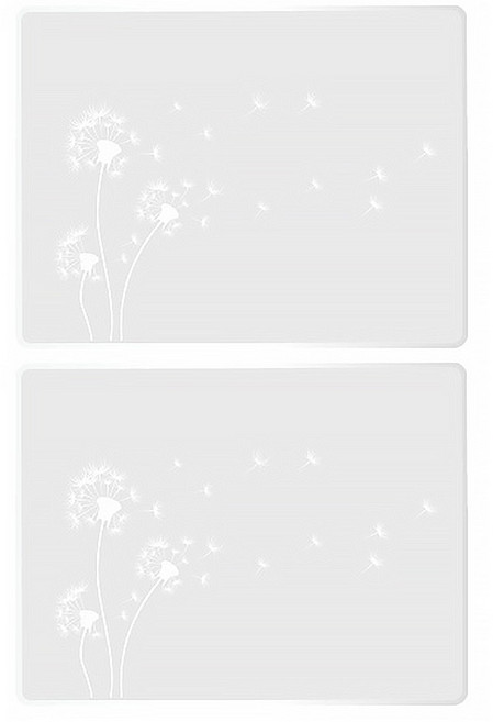 GOOUT SPRINGHILL 春山 琉璃觀火爐配件 蒲公英玻璃片 2個, 透明, 1組