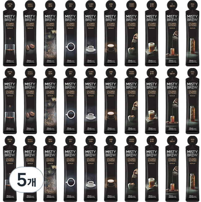 미스티브루 콜롬비아 수프리모 스틱 더치커피, 25ml, 1개입, 150개
