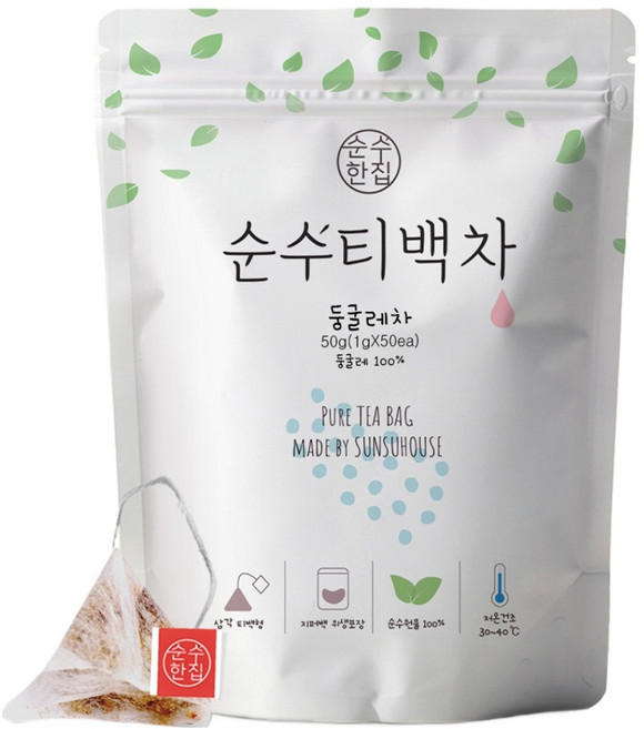순수한집 국산 둥굴레차 티백, 1g, 50개입, 1개