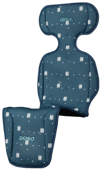 poled AIRLUV4 Donut 智能風扇涼感墊, 藍莓, 1個