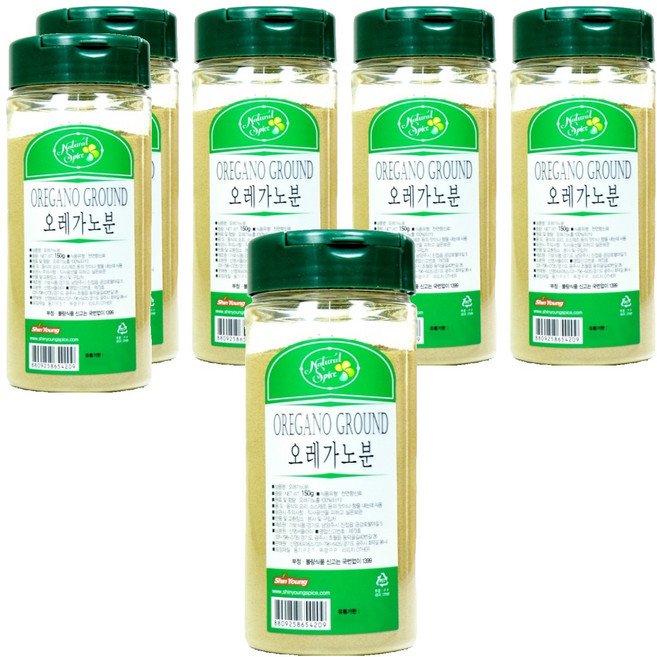 Natural Spice 奧勒岡粉, 150g, 6個