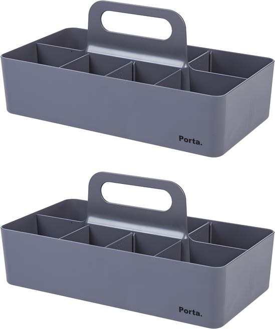 리템 포르타 멀티 다용도 수납 정리함, GRAY, 2개
