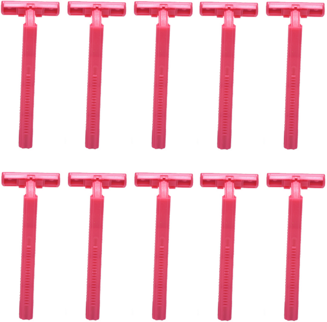 펄맥스 드위트리 2 일회용 면도기 레드, 5개입, 10개