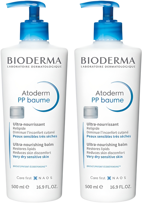 바이오더마 아토덤 PP밤 고보습 페이스 앤 바디크림, 500ml, 2개