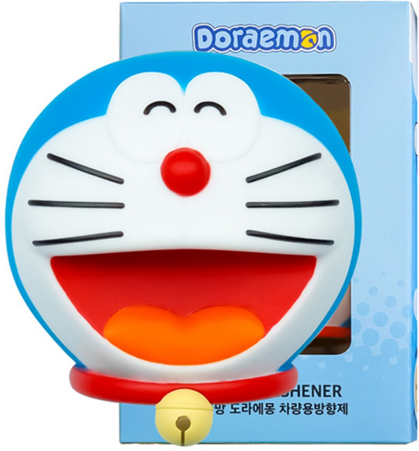 벨르아망 도라에몽 빅페이스 리필형 차량용방향제, 1개, 라벤더