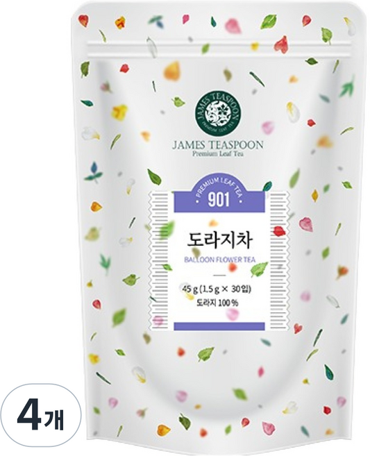 JAMES TEASPOON 桔梗茶, 4個, 30入, 1.5g