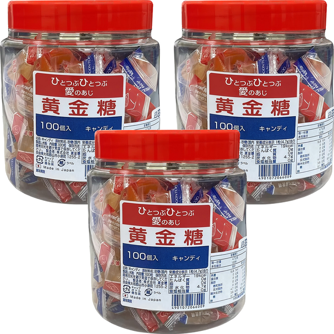OGONTOH 黃金糖, 470g, 3罐