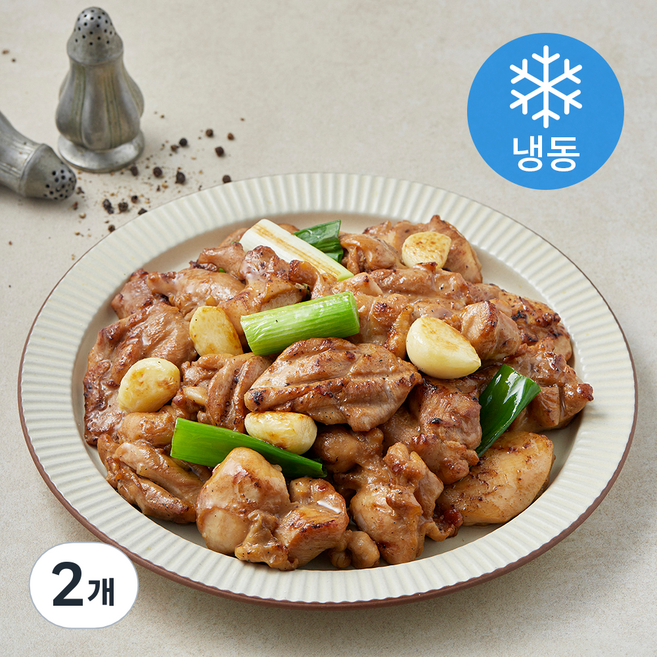 KP 숯불직화구이 닭다리살 (냉동), 1kg, 2개