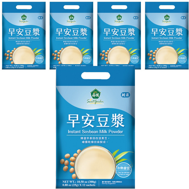 薌園 早安豆漿, 300g, 5袋