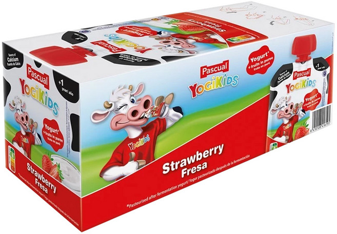 Pascual 帕斯夸 兒童草莓優格, 1.92kg, 1盒