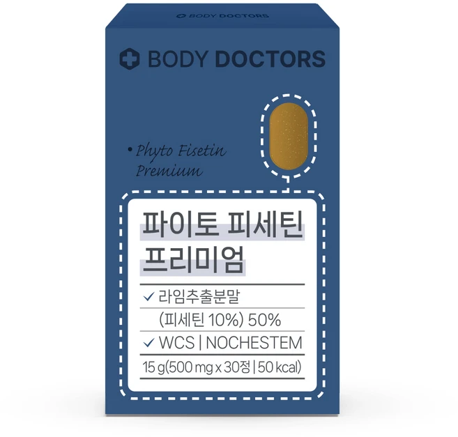 바디닥터스 파이토 피세틴 프리미엄, 1개, 30정 - 쿠팡