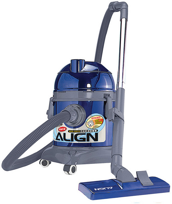 ALIGN 亞拓 乾濕吸塵器 AVC-2015 5M自動收線 360度旋轉底座, 藍色