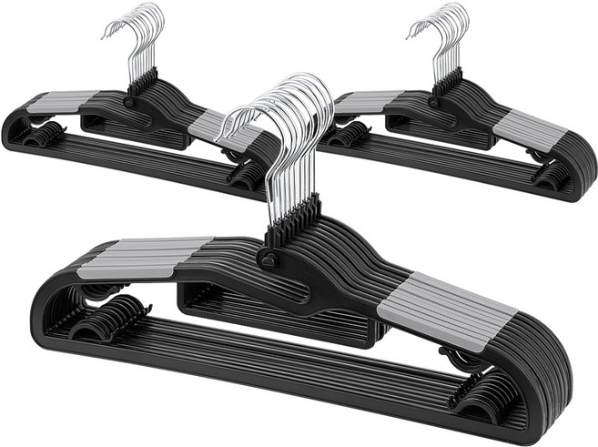 코멧 베이직 논슬립 회전형 옷걸이, 그레이, 30개