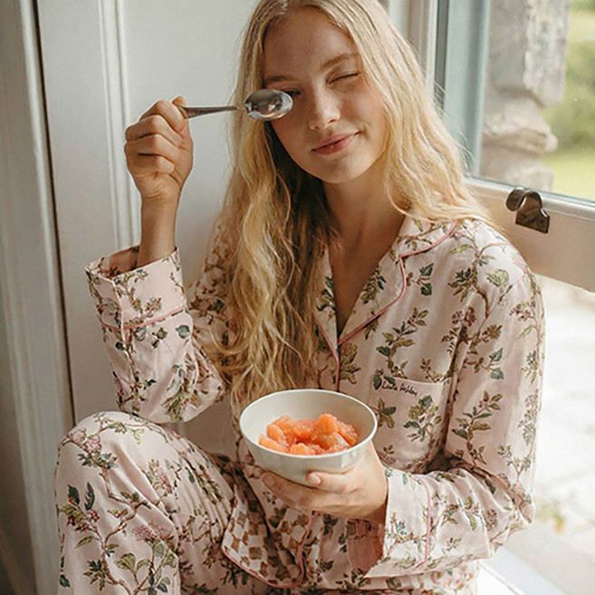 로라애슐리 여성용 Elderwood 9부 파자마 세트