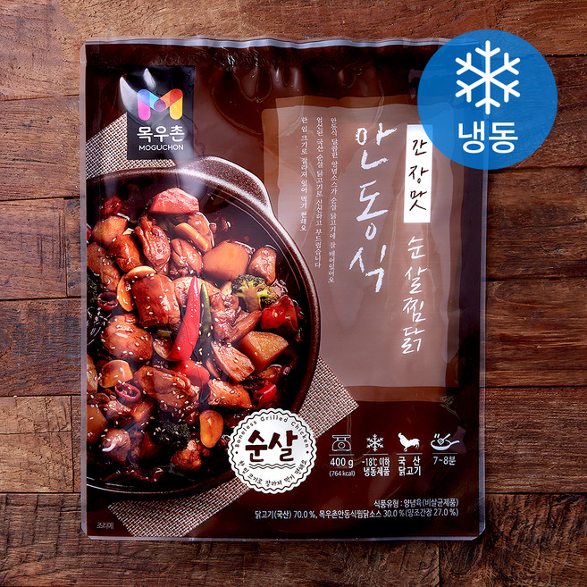 목우촌 안동식 순살찜닭 (냉동), 400g, 1개