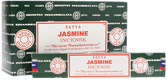 사티아 인센스 스틱 15g x 12개, 자스민