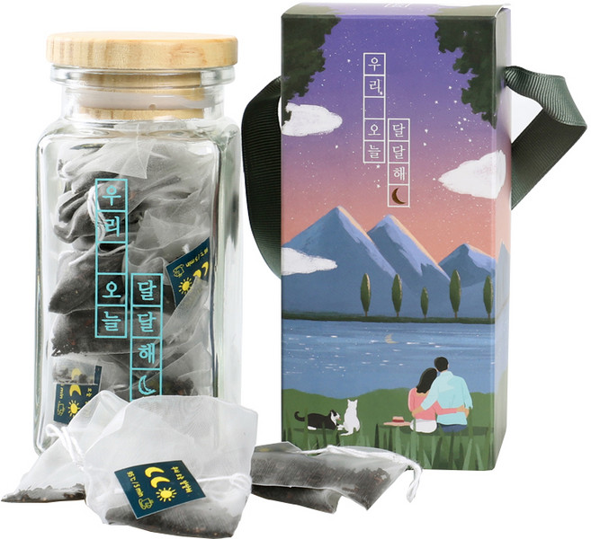 우리오늘달달해 달달한 카카오닙스 블랙티, 1.8g, 15개입, 1개