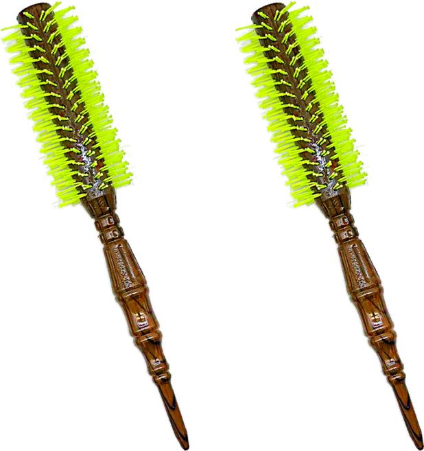 그레이거 미용실 드라이 롤빗 4호, 혼합색상, 2개