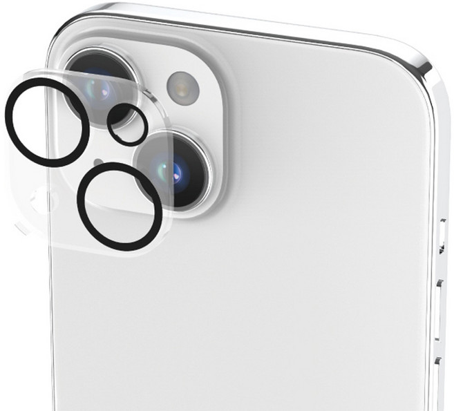 PHILIPS 飛利浦 鋼化鏡頭底座貼, 1盒