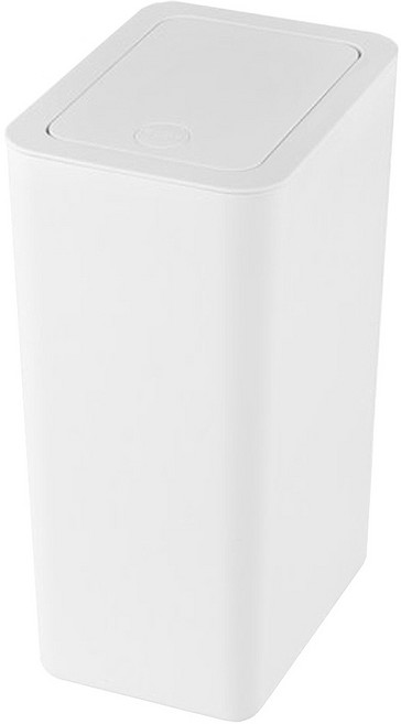 comet 按壓式垃圾桶 10L, 白色