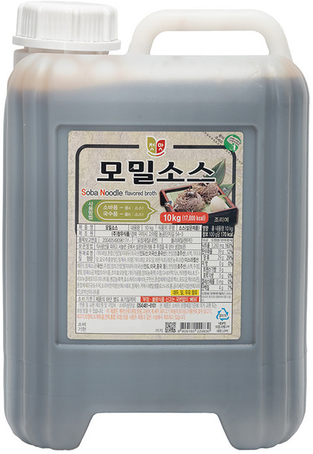 청우 모밀소스, 10kg, 1개