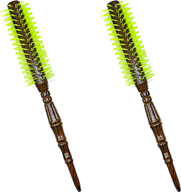 그레이거 미용실 드라이 롤빗 3호, 혼합색상, 2개