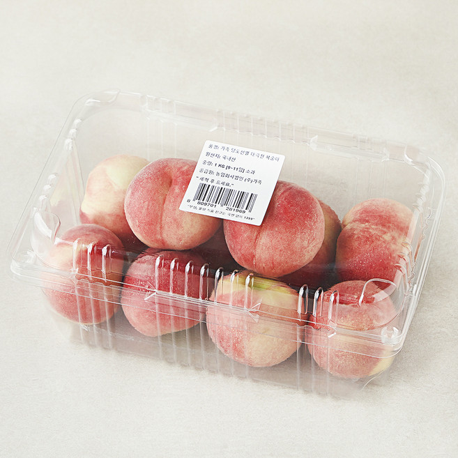 가족 당도선별 대극천 복숭아, 1kg(9~11입) 소과, 1개