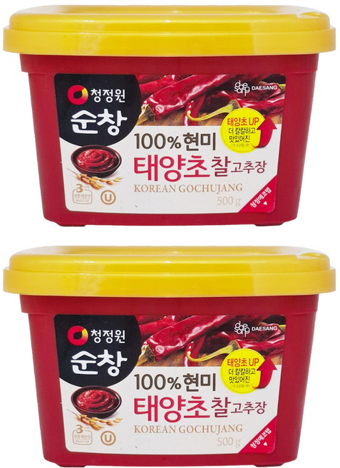 清淨園 Sunchang 韓式辣椒醬, 500g, 2盒