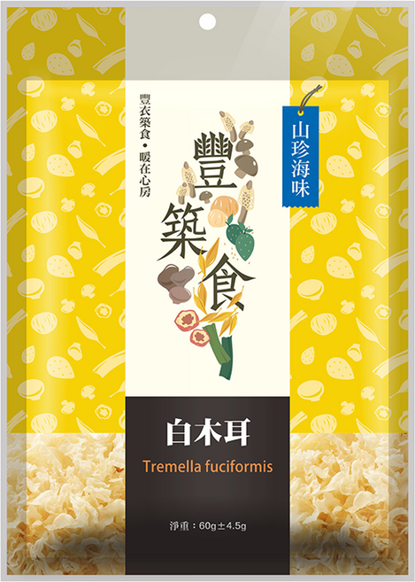 義昌生技 白木耳, 60g, 1包