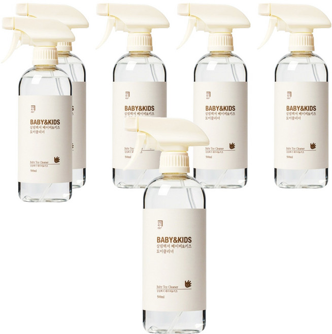 살림백서 베이비 앤 키즈 토이클리너, 500ml, 6개