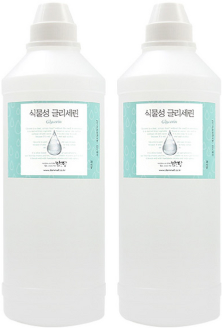 식물성 글리세린 1kg, 무향, 2개